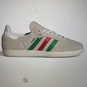 Adidas Originals “Italy” Samba suede with Red & Green OG1826 ( men 6.5, women 8)